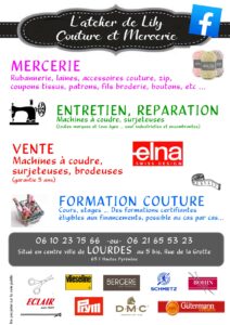 Flyer atelier et mercerie